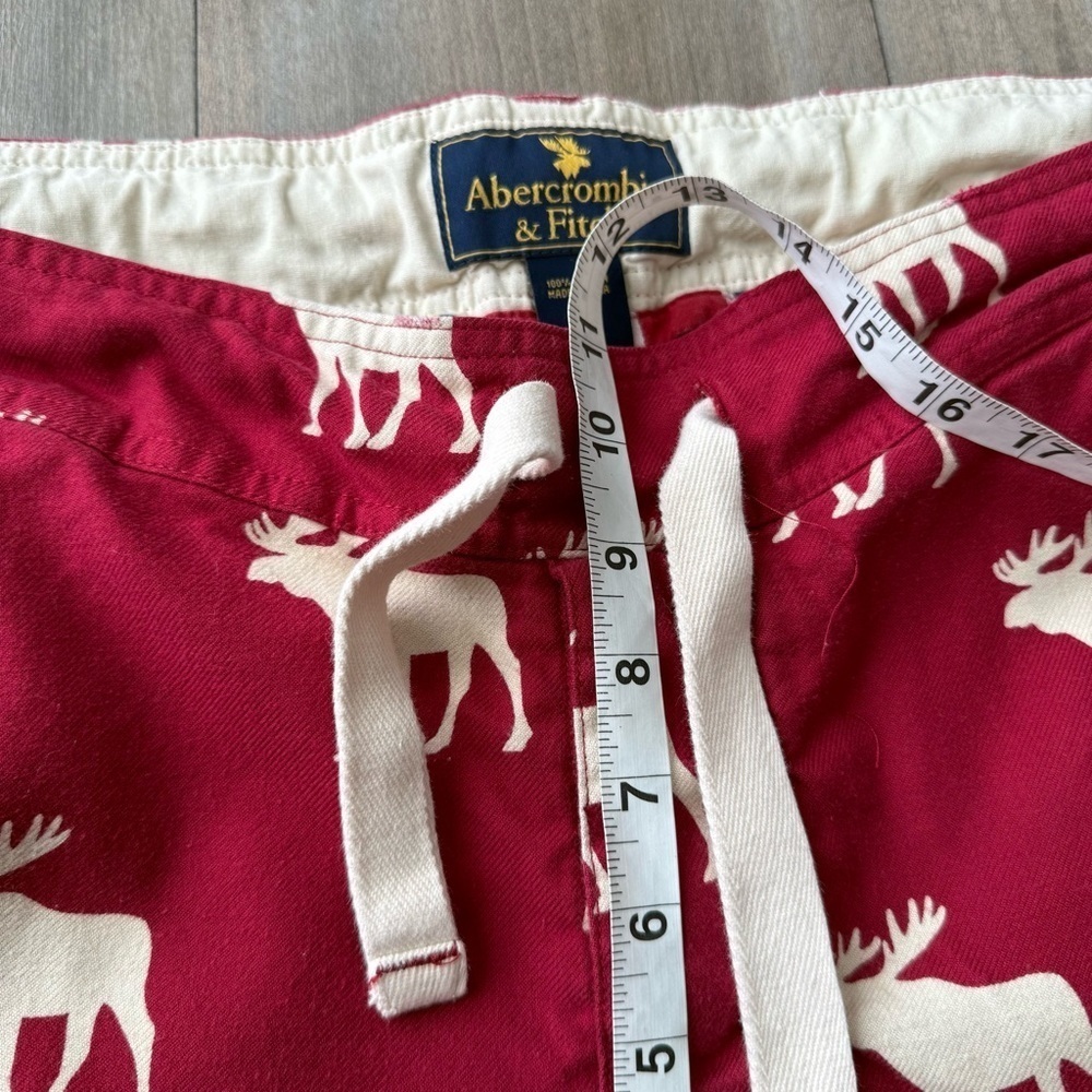 Abercrombie & Fitch Red Moose Print Lounge Pants - Picture 5 of 6